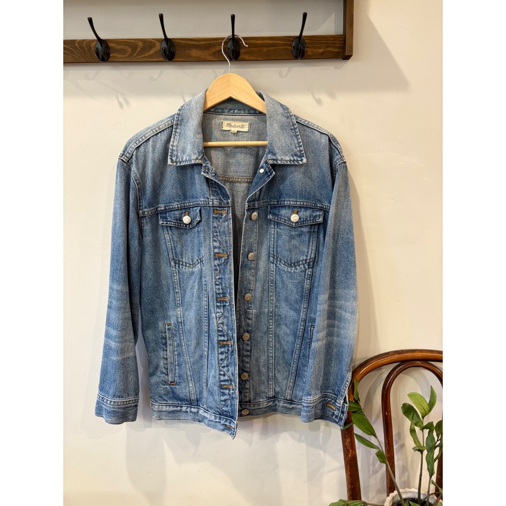 Madewell Womens Jean Jacket Light Wash Denim Trucker